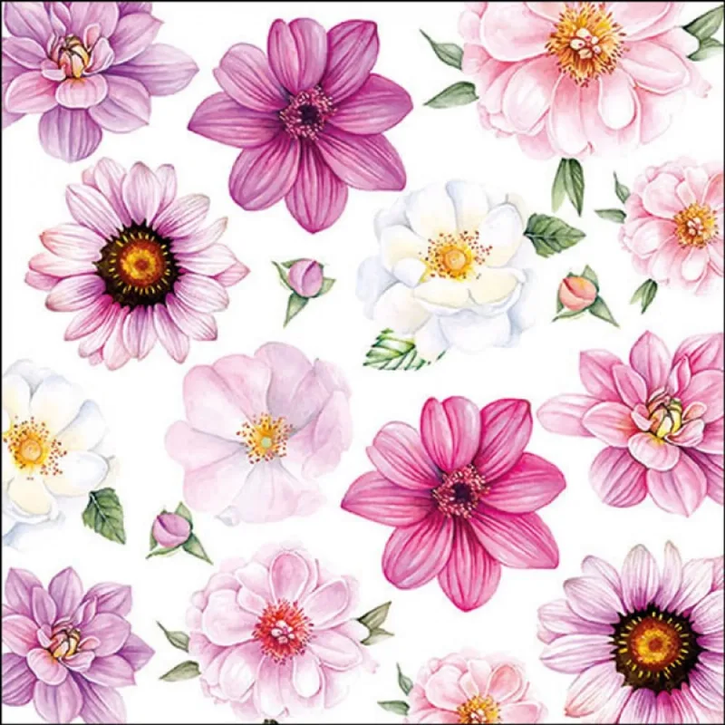 Guardanapo Decoupage Ambiente com 20 Unidades Summer Glory - 13317445