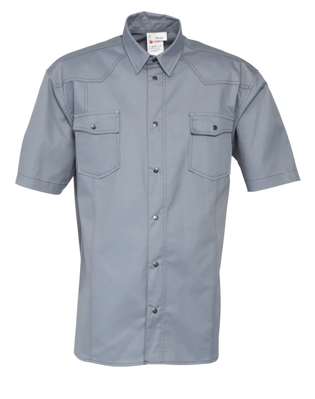 Shirt Short sleeves HAVEP® Basic grey / 4XL
