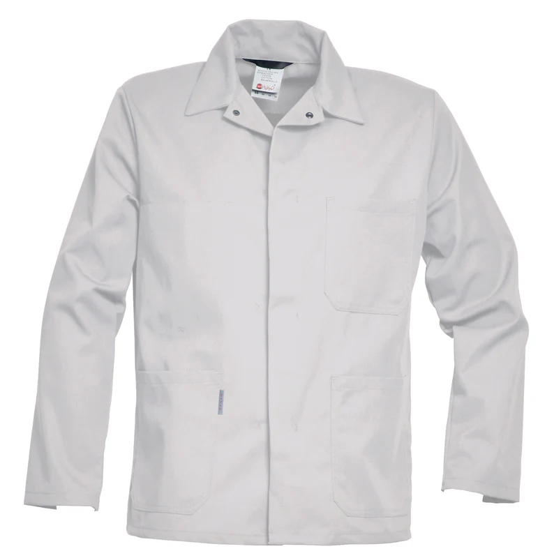 Work Jacket Snap button HAVEP® Basic white / 46