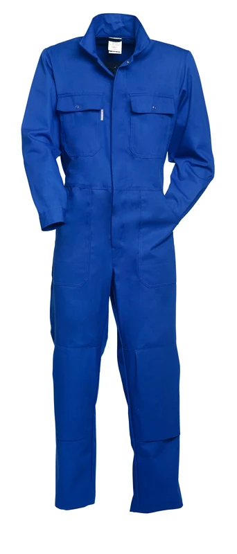 Coverall snap button Kneepocket HAVEP® Basic cornblue / 50