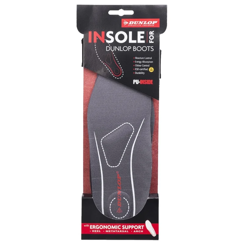 Dunlop Insole Premium With Ergonomic Support Black / 13