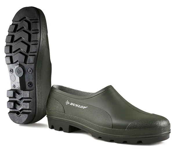 Dunlop Wellie Shoe Green / 10