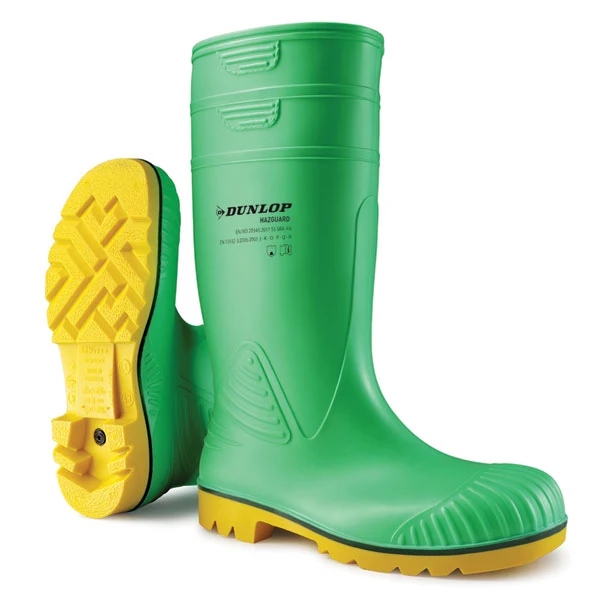 Dunlop Acifort Hazguard Full Safety Wellingtons Green / 11