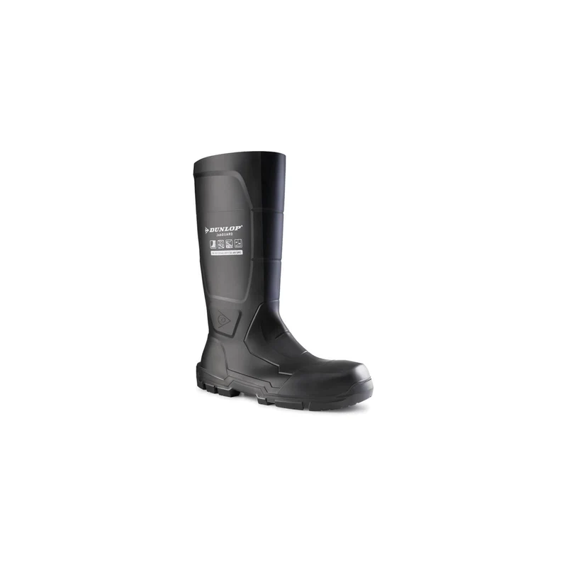 Dunlop Jobguard Black S5 Full Safety Wellies Black / 13 UK | 14 US | 48 EU