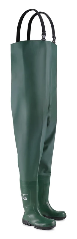 Dunlop Work-It Full Safety Chest Wader Green / 10.5