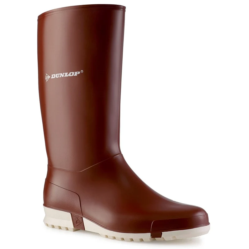 Dunlop Sport Wellingtons Burgundy/White / 6