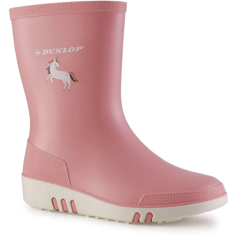 Dunlop Kids Mini Wellingtons Light Pink/White / Infant 6