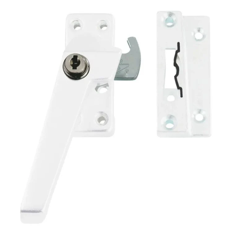 AXA Home Security veiligheids raamsluiting 3319 linksdr alu wit SKG* Losstaand