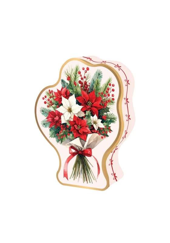 Winter Flower Tin With Cookies - Multi Multi / One Size