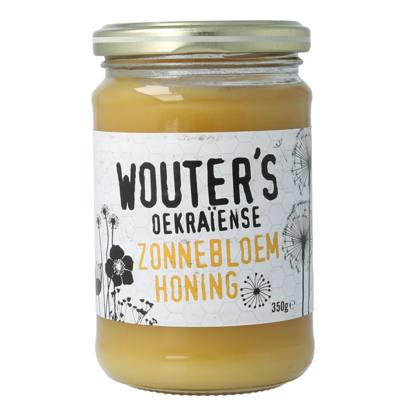 De Traay Wouters Oekraiense zonnebloemhoning 350 gram
