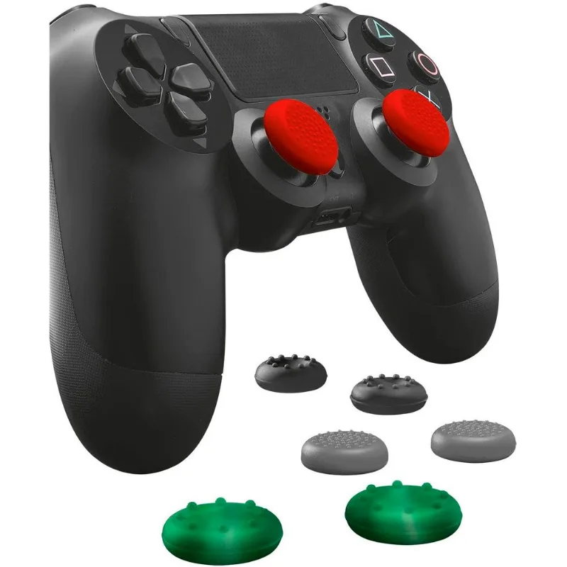 Grip Silicone Trust GXT 262 Botão Analógico PS4 - 8 peças 4 cores - T20814