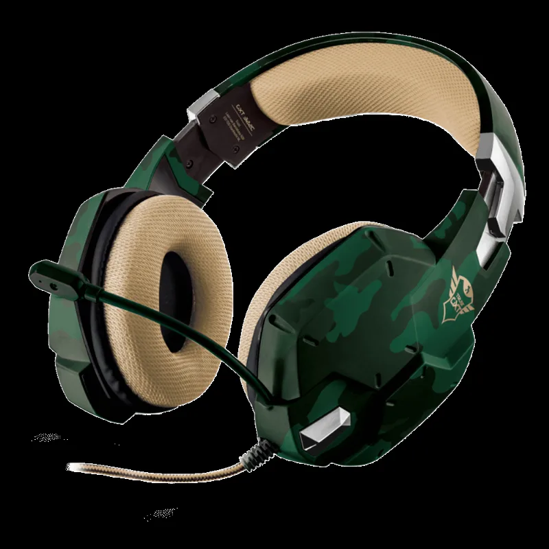 Headset Gamer GXT 322C Carus Jungle Camo Trust T20865