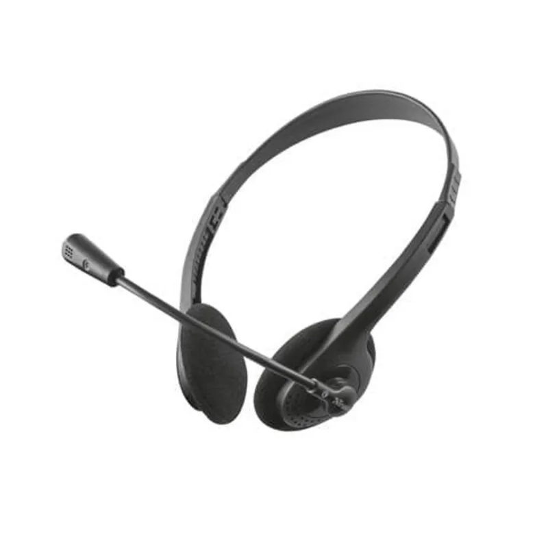 Audífonos On-Ear Trust Primo Alámbricos Negro