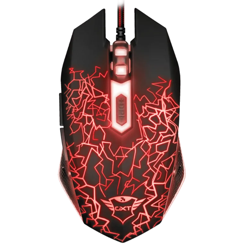 Mouse Gamer Trust Gxt 105 Izza 2400dpi Multicolor 21683