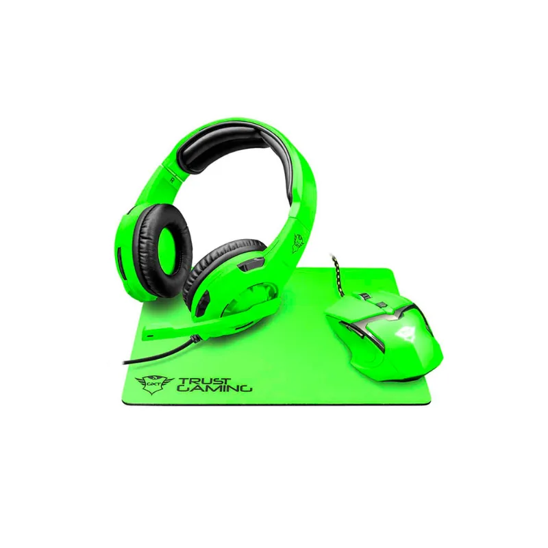 Combo 3 En 1 Gaming Auricular + Mouse + Pad Trust