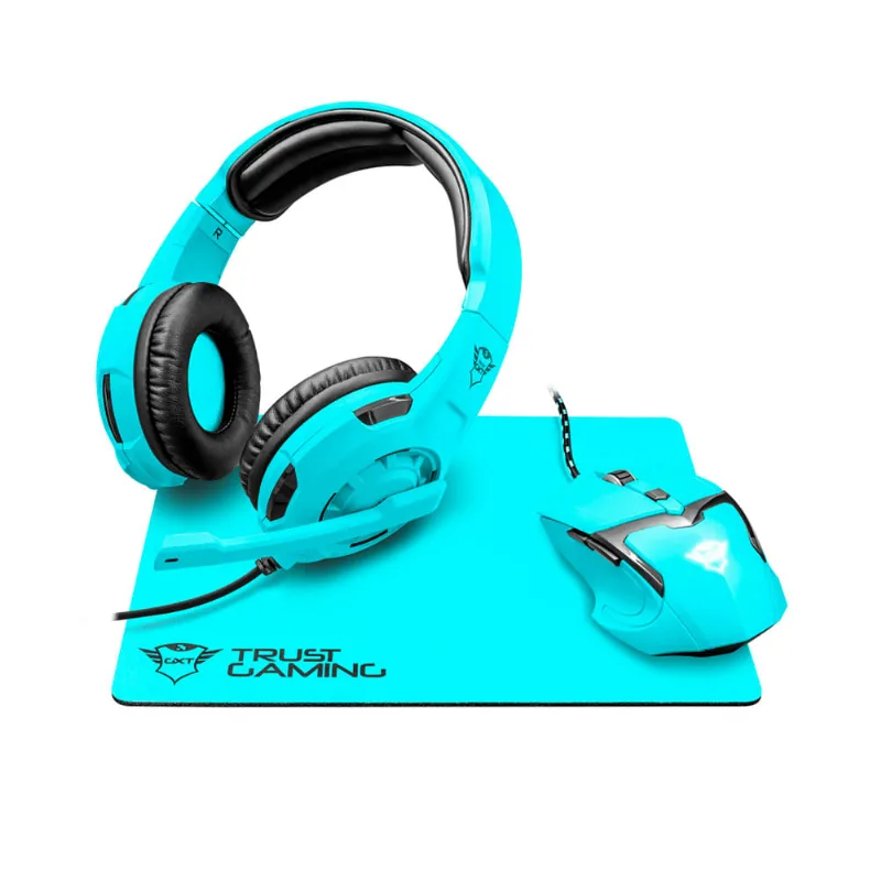 Combo 3 En 1 Gaming Auricular + Mouse + Pad Trust