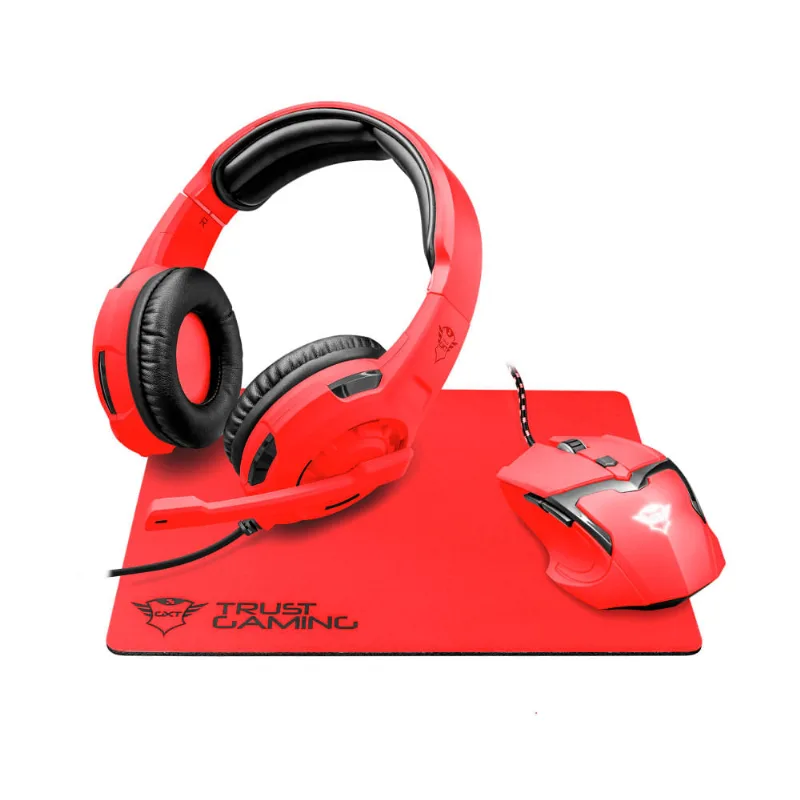 Combo 3 En 1 Gaming Auricular + Mouse + Pad Trust