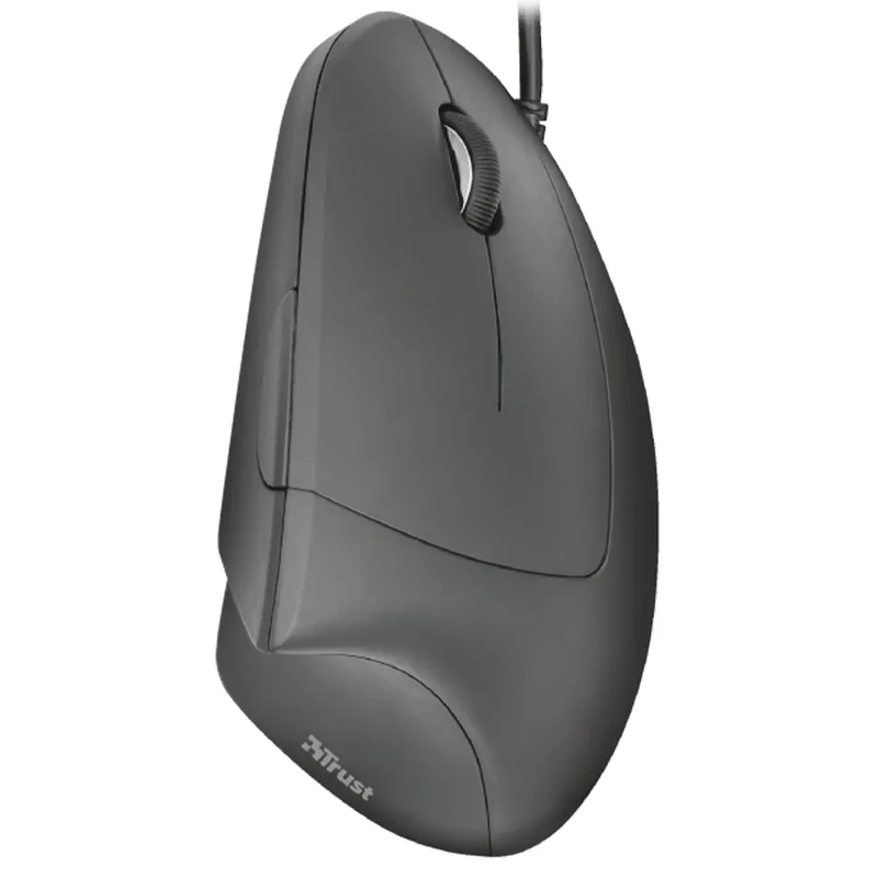 Mouse Trust Vertical Ergonômico Verto Led Azul 6 Botões 22885