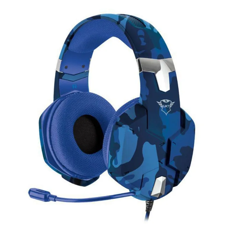 Headset Gamer Carus Gxt322 Trust Azul Hdst Ps4 Xbox One Pc