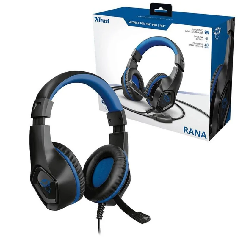 Fone + mic headset gamer 23309 rana gtx 404B trust