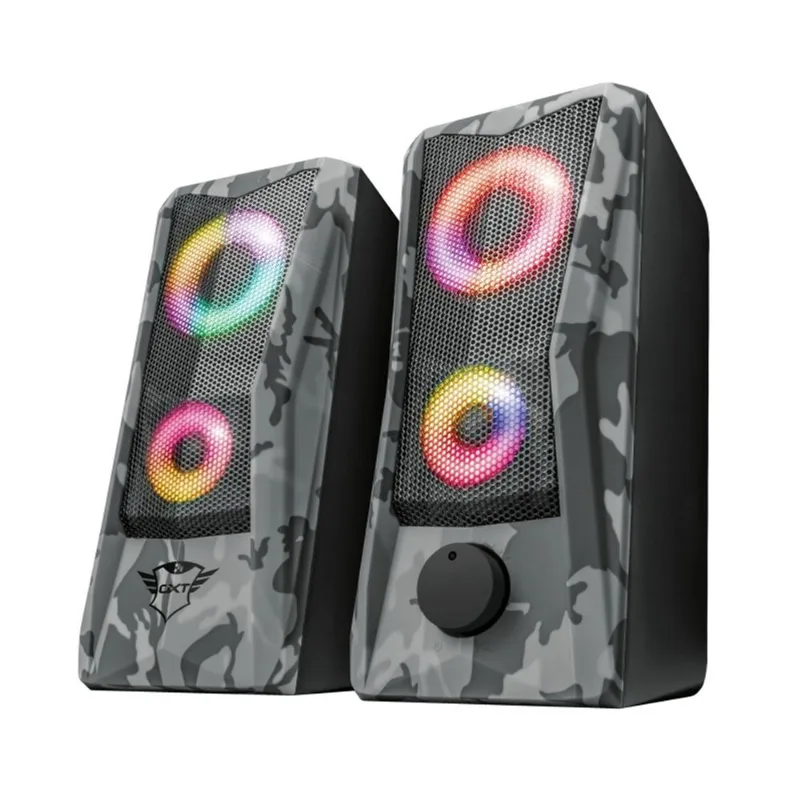 Caixa de Som Gamer Trust gxt 606 Javv rgb Iluminado 2.0