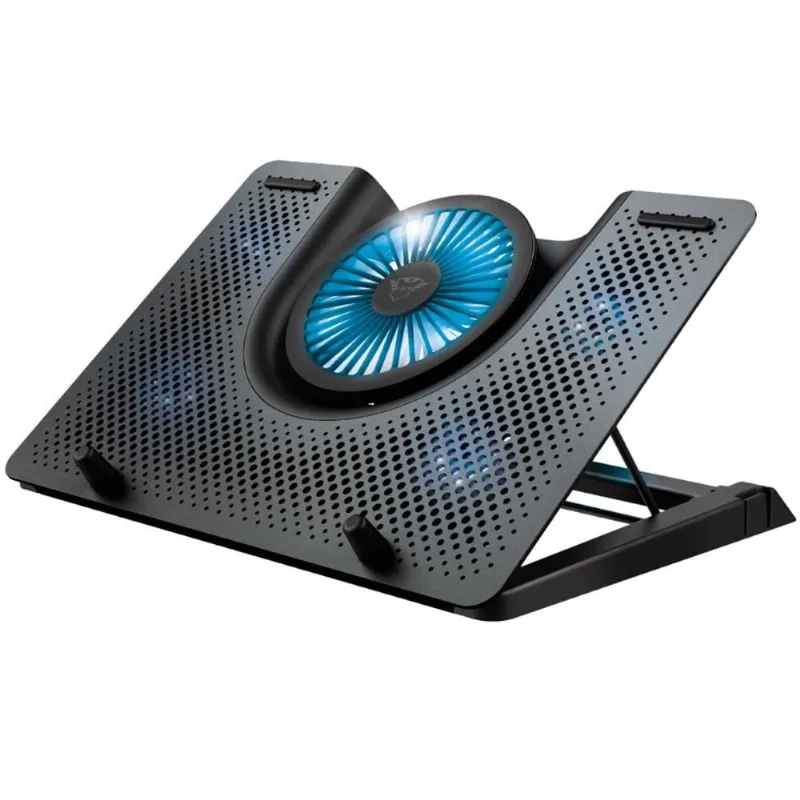 Suporte para Notebook Trust GXT1125 Quno - até 17.3 - com Cooler LED Azul - T23581