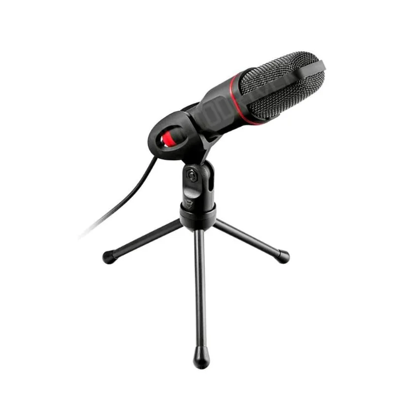 Microfone para Computador Trust GXT 212 P2 e USB T23791 Vermelho/Preto