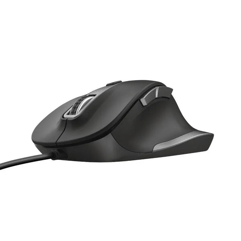 Mouse Ótico Usb 5000dpi 6 Botões Fyda Comfort Trust