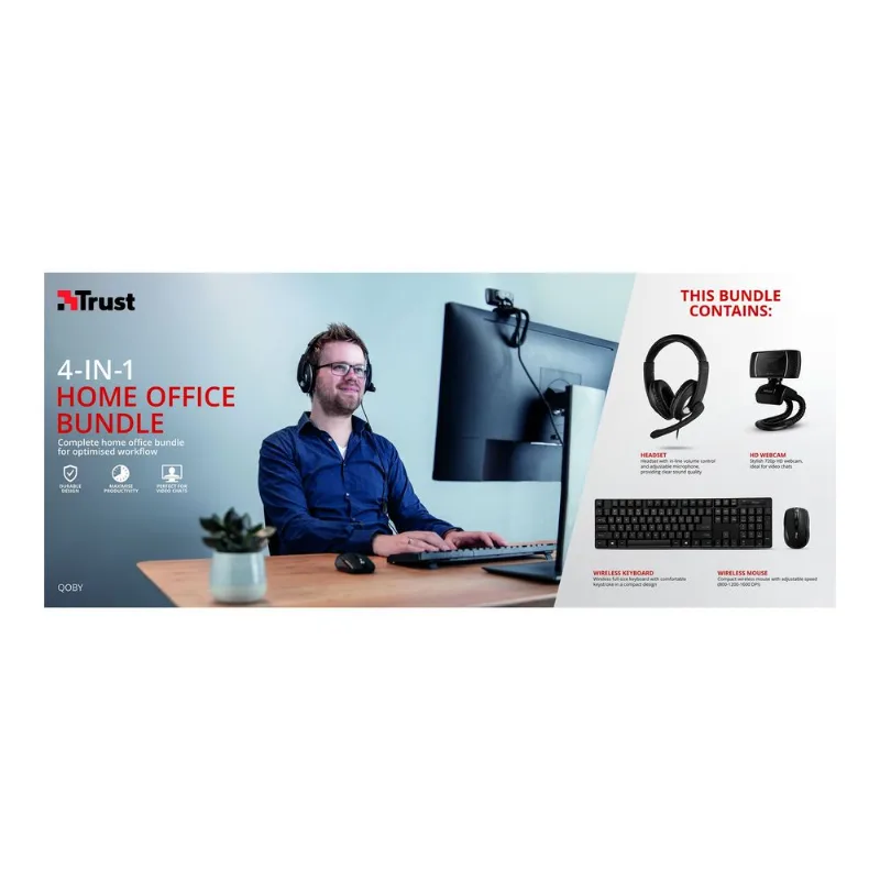 Combo Trust Home Office 4 En 1