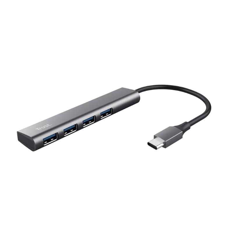 HUB Multipuertos USB-C Trust Halyx 4 Puertos