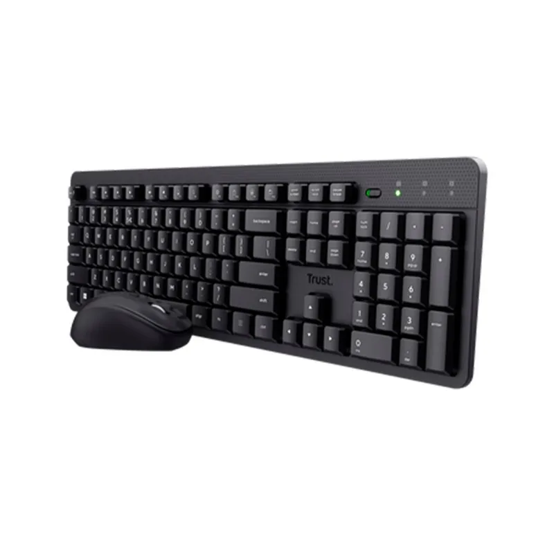 Kit mouse y teclado inalámbricos Trust Ody II negro 25020