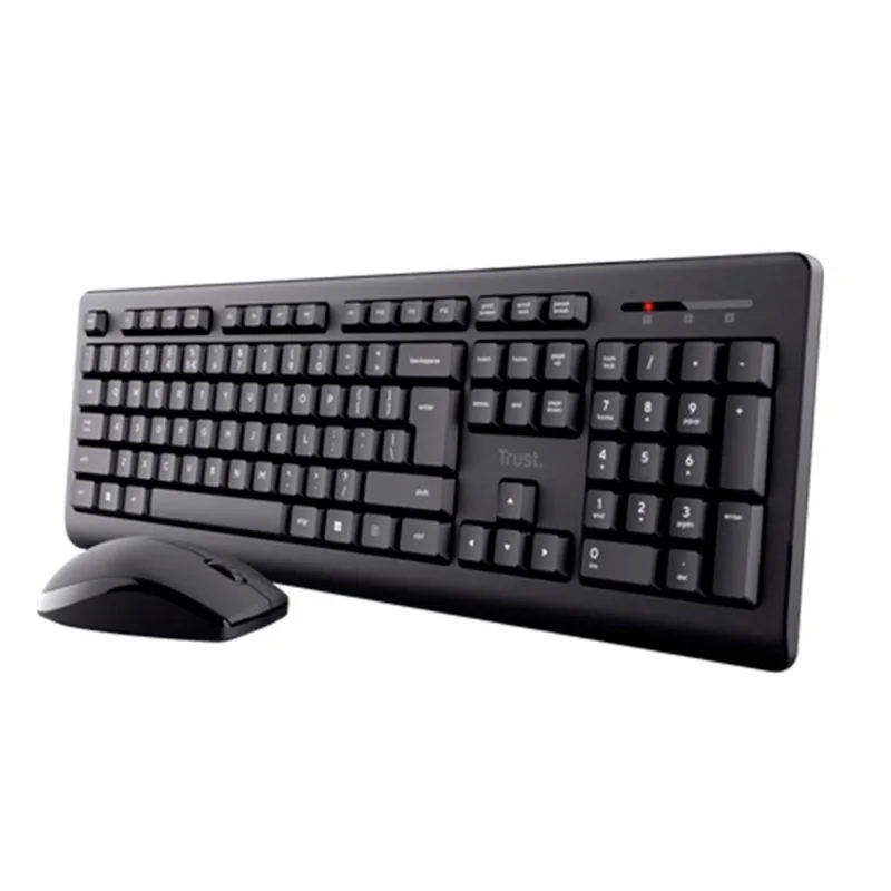Kit teclado y mouse Trust Primo negro 25433