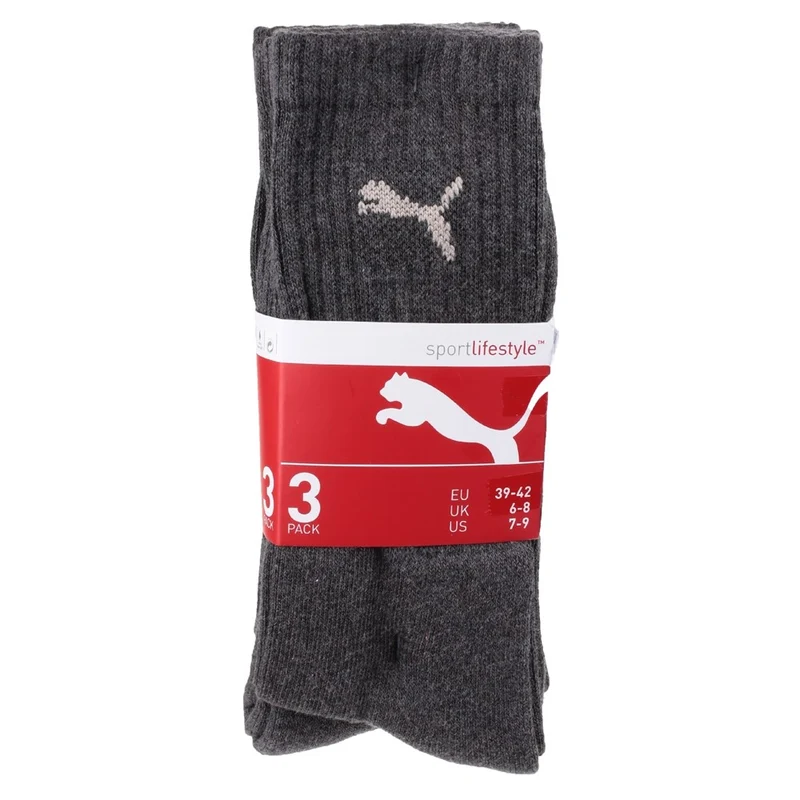 Puma Sport 3P Sock Anthracite / 9-11