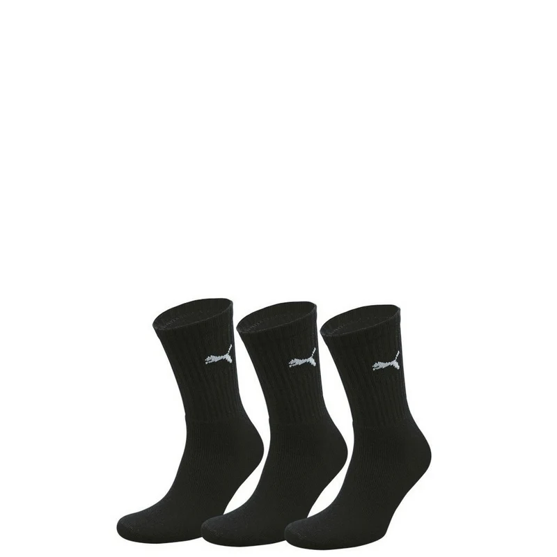 Puma Crew Socks 3PR PK Black / One Size