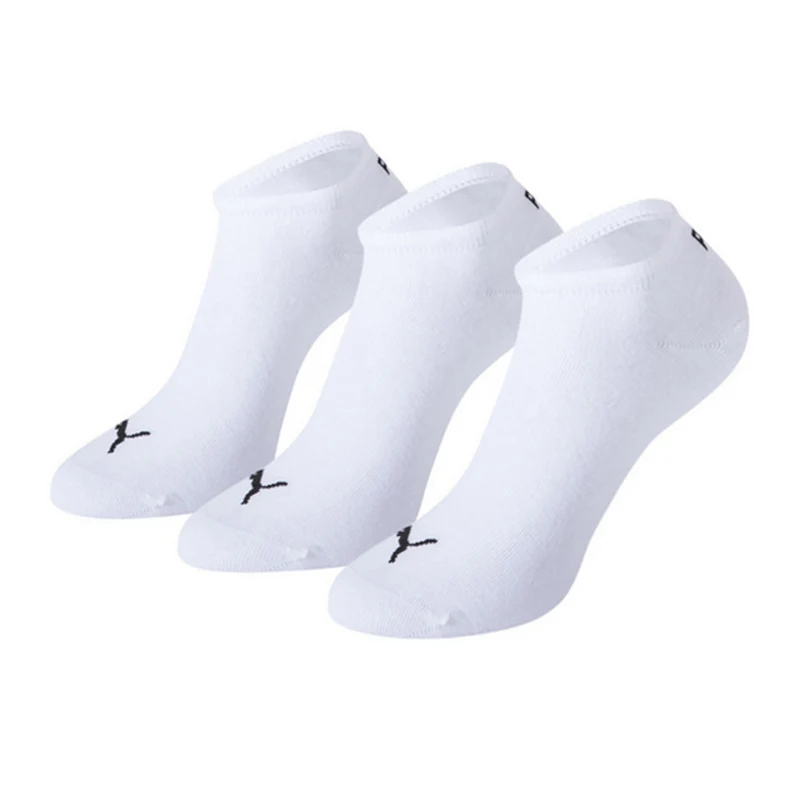 Puma 3-Pack Mens White Socks 6-8
