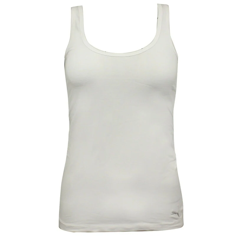 Puma Womens Tank Top Sleeveless Gym Vest White 491206 300 M12 M