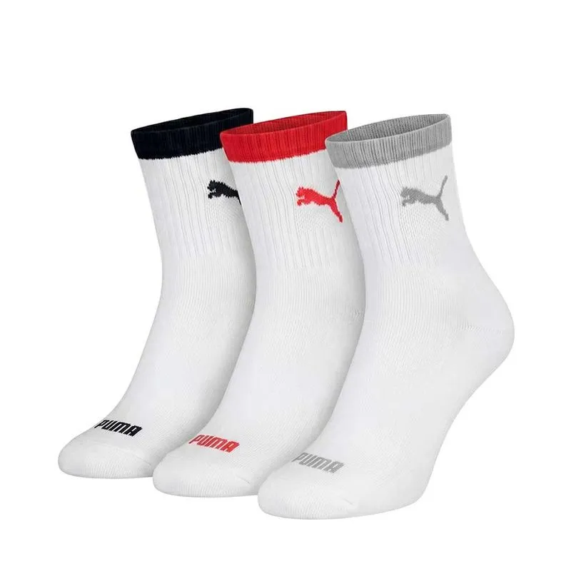 Media Puma XXL Quarter Terry Talle: 4448 - Color: Blanco