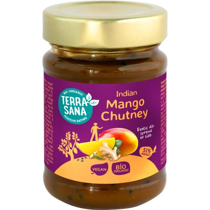 TerraSana Mango chutney 195 gram