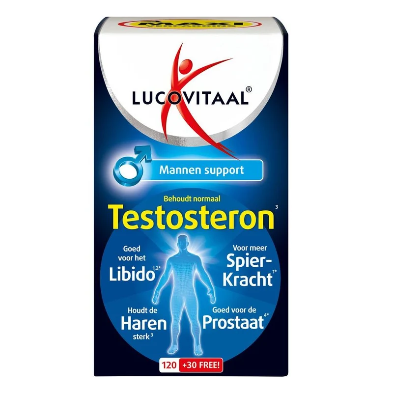 Lucovitaal Testosteron Mannen Support 150 tabletten