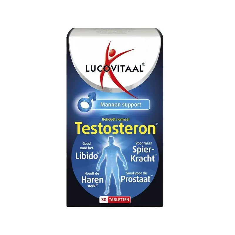 Lucovitaal Testosteron Mannen Support 30 tabletten