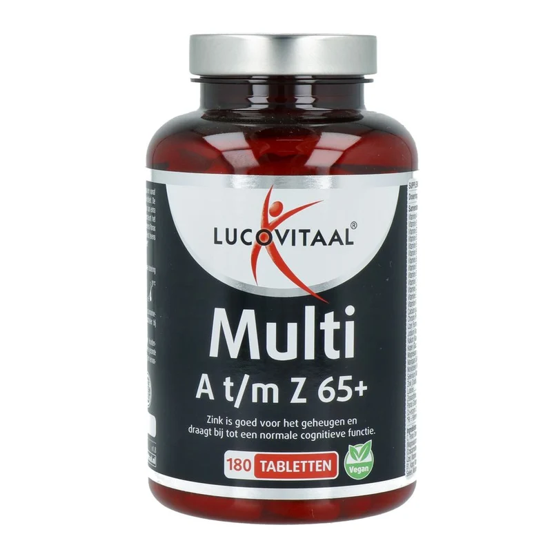 Lucovitaal Multi A t/m Z 65+ Tabletten 180 tabletten