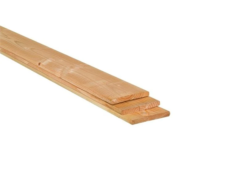 Plank geschaafd onbehandeld lariks-douglas 1,6x14,5x180cm Losstaand