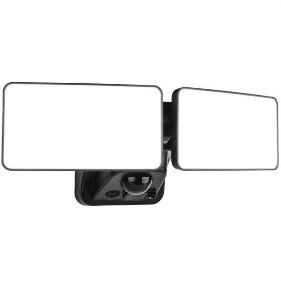 Brendz oplaadbare buitenlamp Skye LED breedstraler + sensor zwart Losstaand