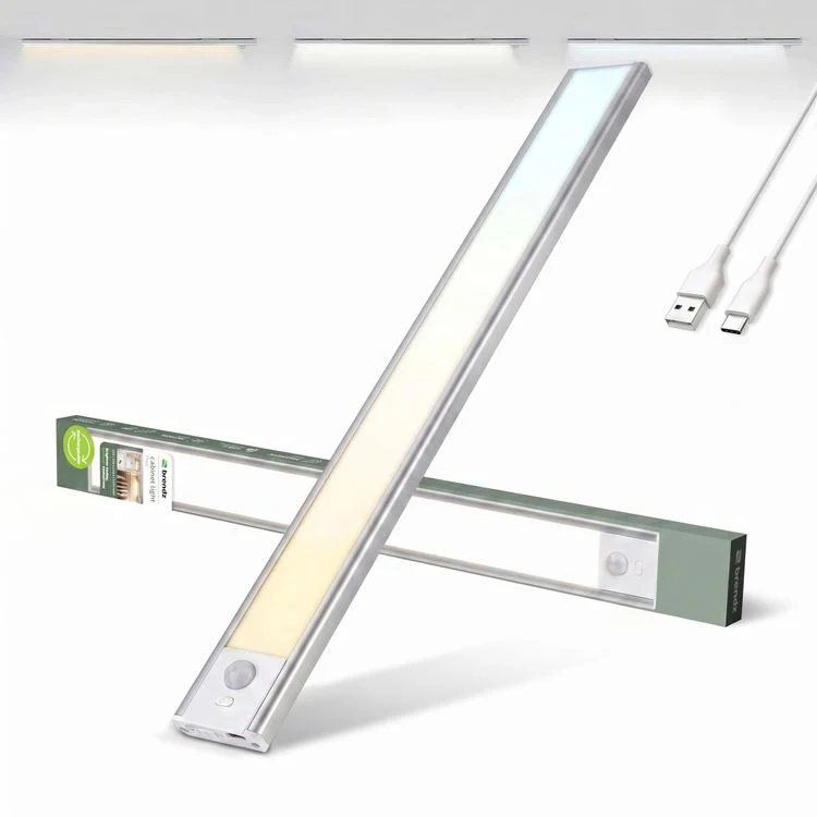 Brendz LED kastverlichting Puyo zilver dimbaar 40 cm Losstaand
