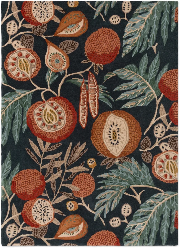 Brink and Campman Jackfruit Turmeric/Indigo Area Rug by Sanderson 6' 7'' X 9' 2'' Rectangle