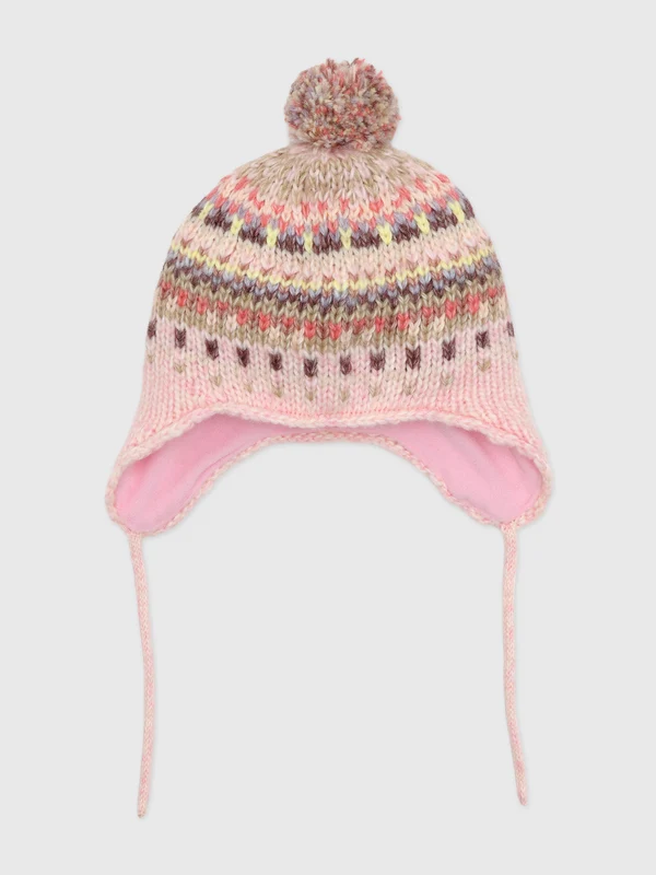 Barts Baby Mitala Earflap Hat 47-50 / pink