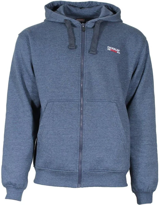 fleece f/z hooded senior XXL / Blauw