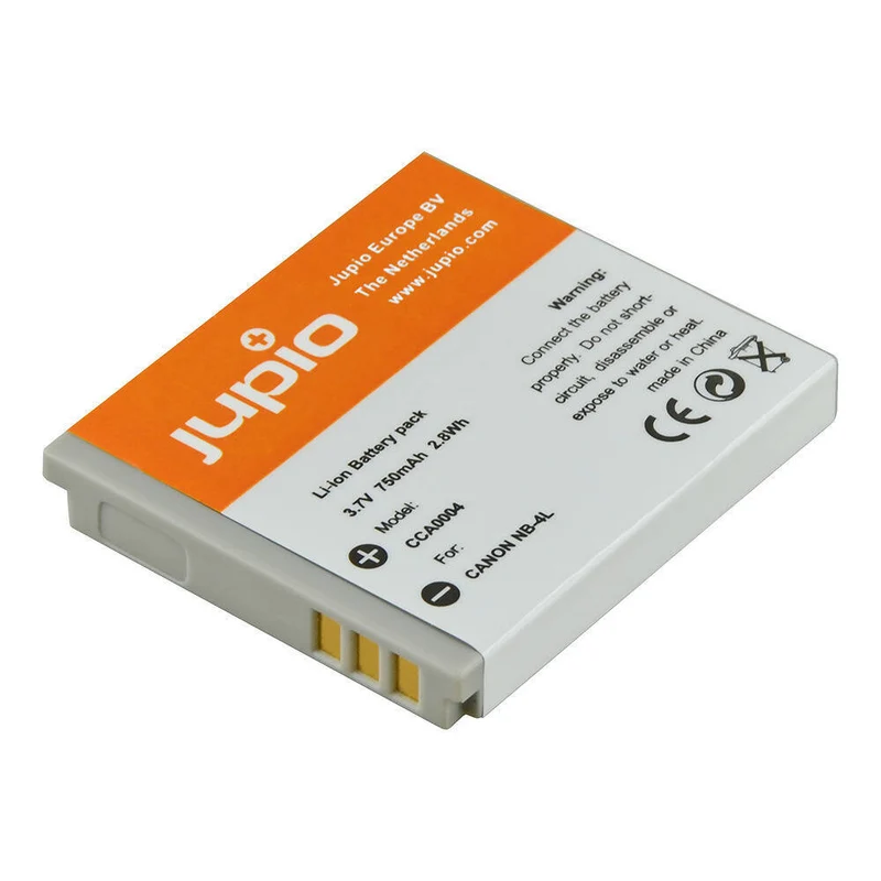 Jupio Li-Ion 3.7V 750mAh Rechargeable Battery For Canon NB-4L Camera KG Super Store