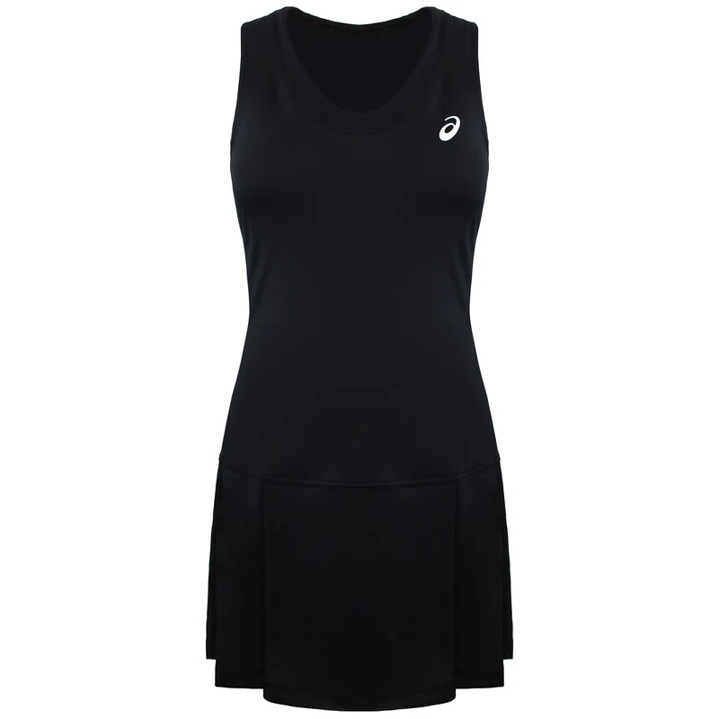 Asics Club Womens Black Tennis Dress L