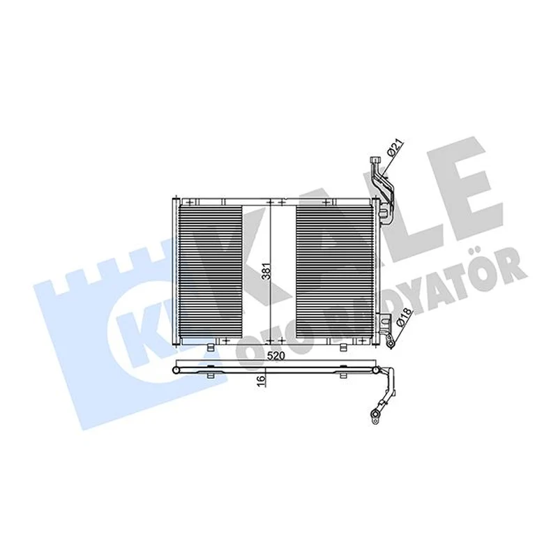 NRF Air Conditioning Condenser 350580
